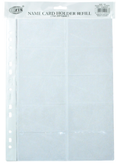 Business Card Holder Refill A4 Size